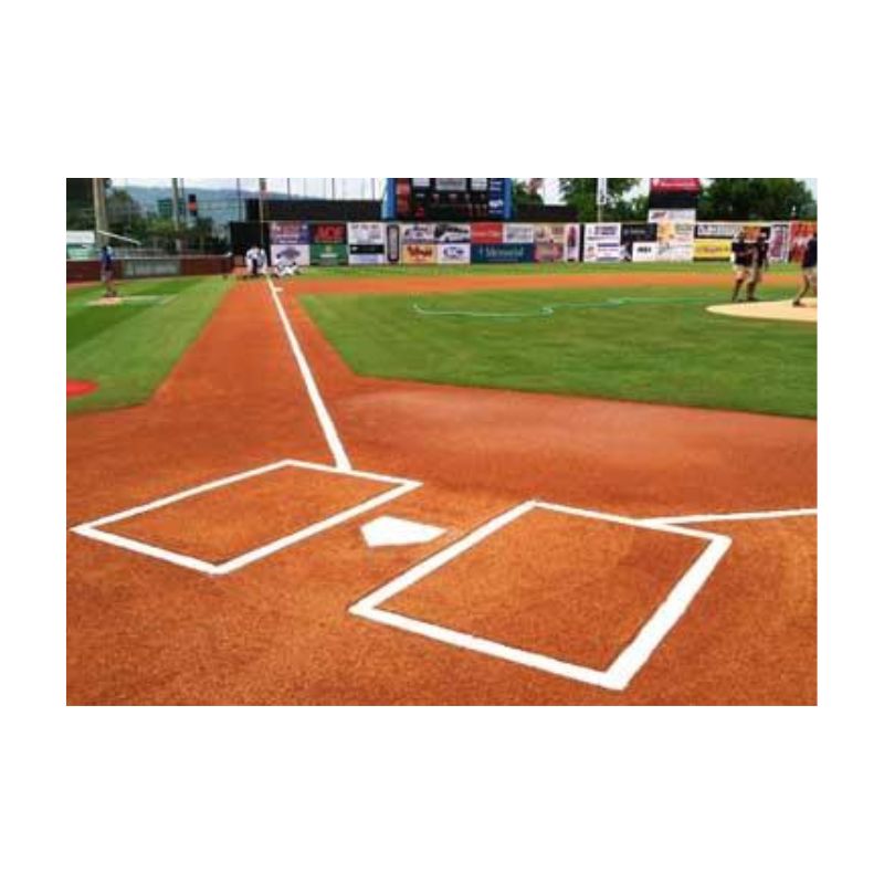 Baseball field marking paint.