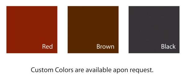 Grass Colorant Chart Showing Red Brown & Black Options