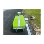 Traffic paint to be used in robots line marking parking lots FJD Turf Tank Tiny mobile robots traffic line striping.