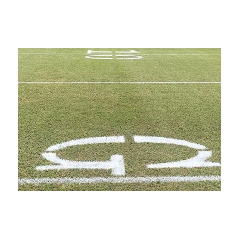 Thin concentrated field marking paint with 5 parts of water.