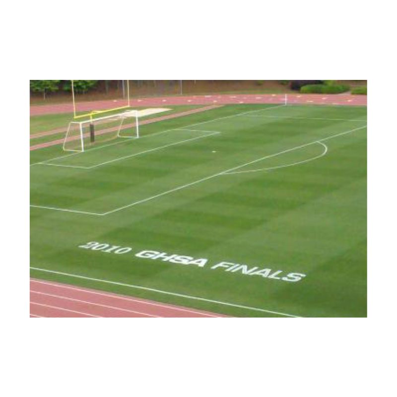 Thin with 4 parts four water field marking paint.