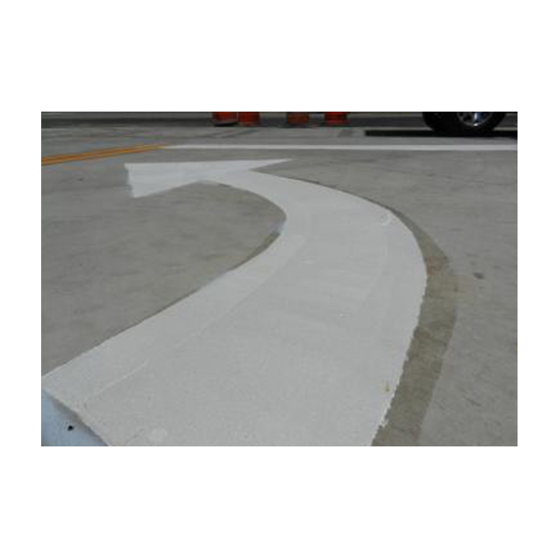 clear adhesive primer base coat for spray applied thermoplastic traffic paint.