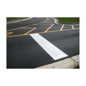 Pedestrian Crossing Painted Liquid Thermoplastic Cold Applied Paint.