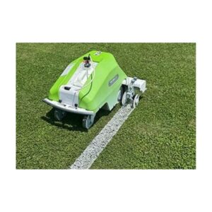 Shake spray the plastic gallon jug of white paint for ready to spraying painting.