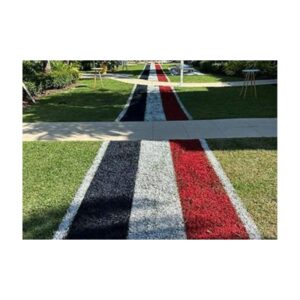 Us flag colors painted using ussc red white blue athletic field marking paint