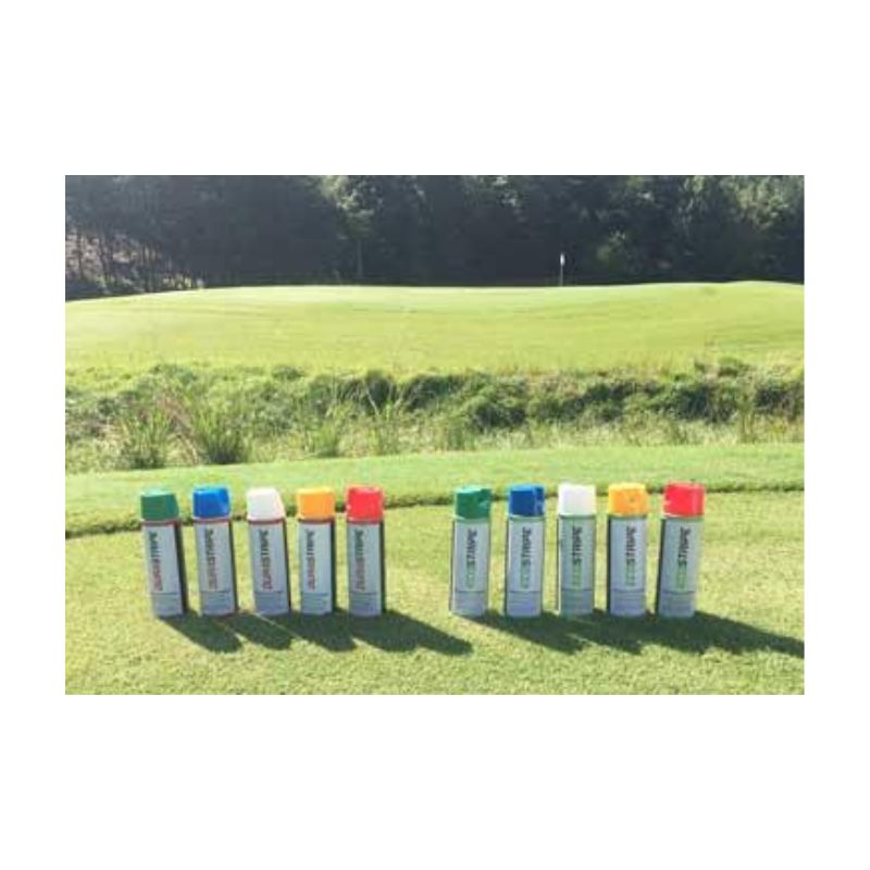 Colors upside down aerosol golf course marking paints manufacturer.