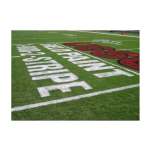 Football Field Logo Striping Paint.