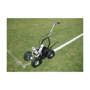 Two large can aerosol soccer field line striping machine paint.