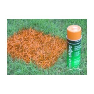 Water based marking aerosol paint orange.