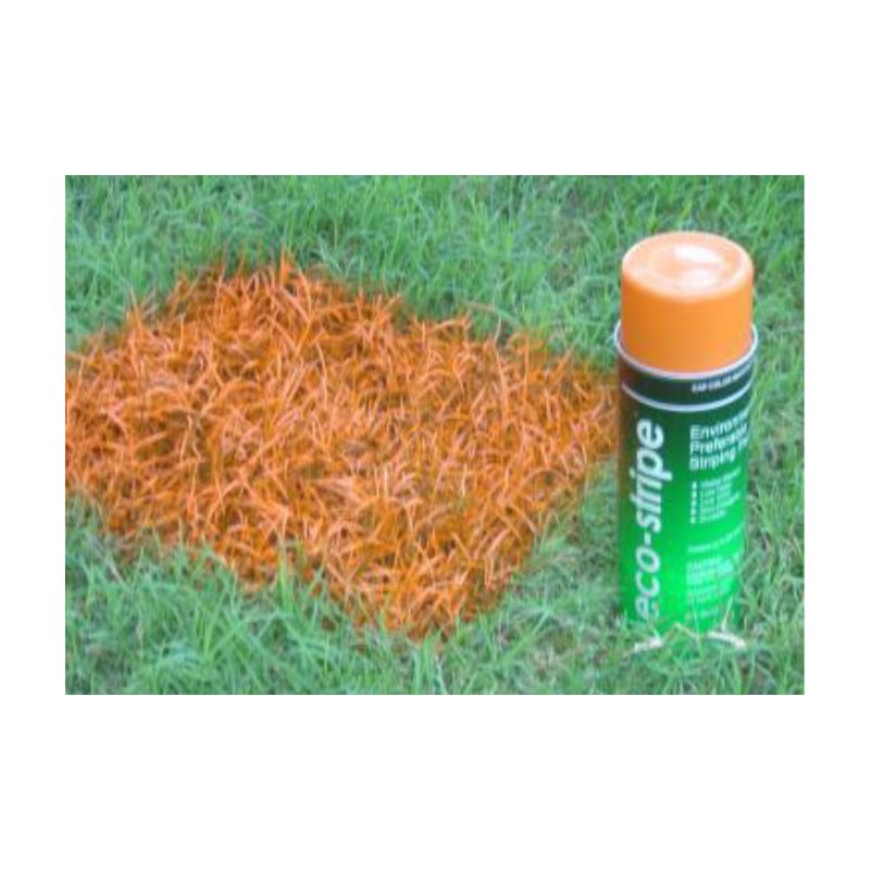 Water based marking aerosol paint orange.