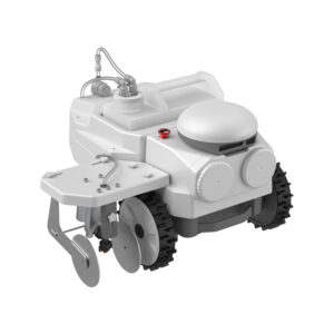 mini robot compact low price small cheap easy to move transport to autonomously paint line stripe lines logos.