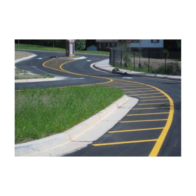 Alkyd Traffic Line Painting Line Marking Striping Paint Yellow.