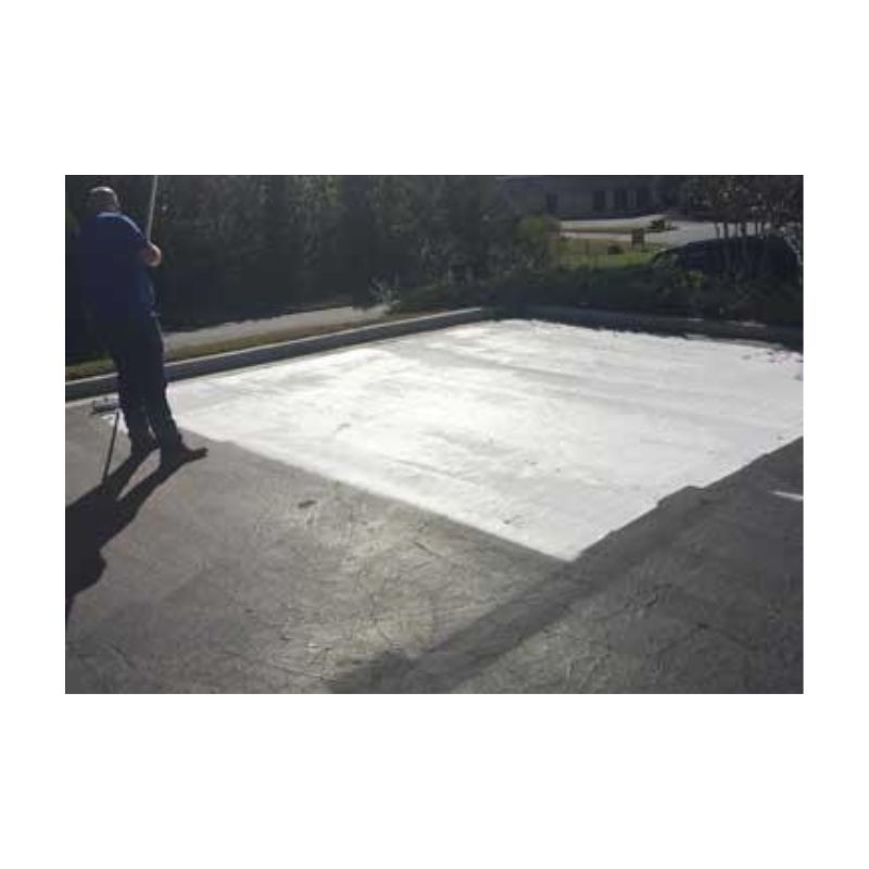 Application Of White Asphalt Parking Lot Sealer To Reduce Global Warming