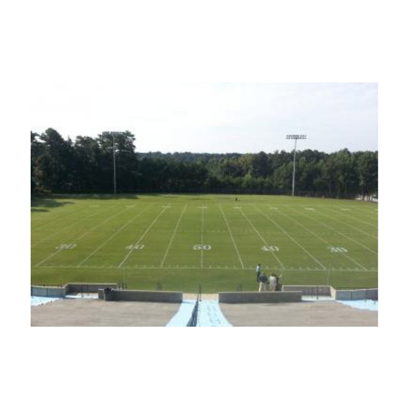 Football line striping paint line marking yardage stencil number paint.