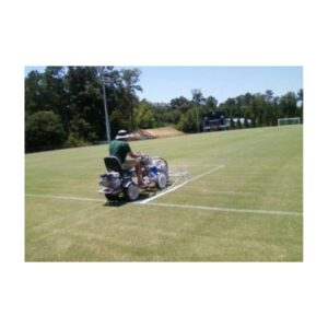 Ready to spray football field paint.