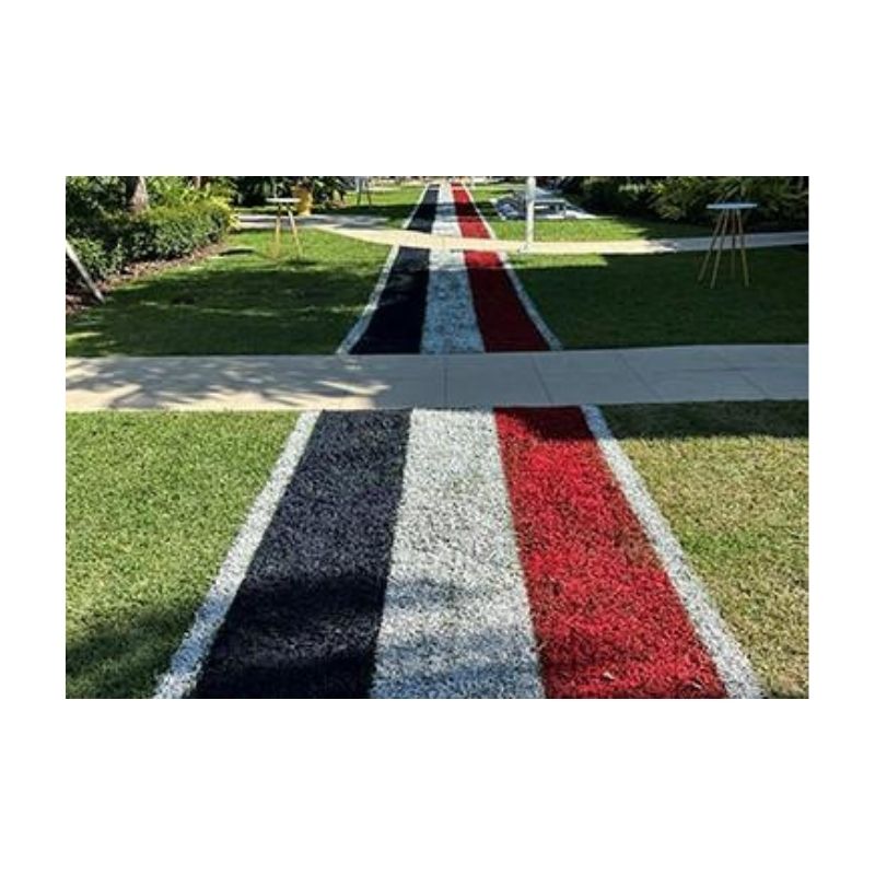 Us flag colors painted using ussc red white blue athletic field marking paint