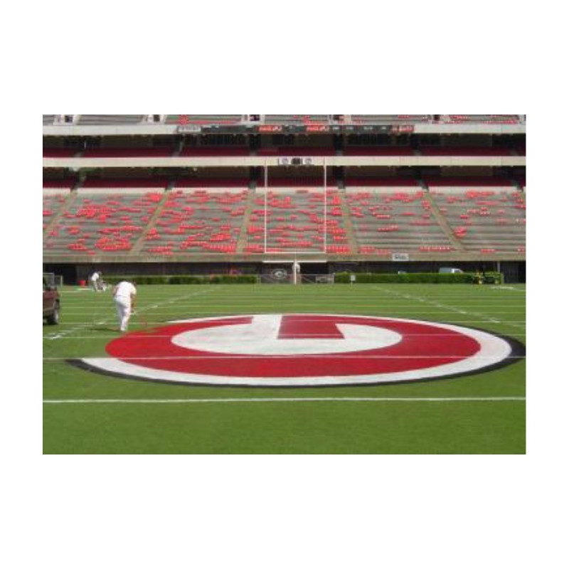 Bright durable football field line logo line marking striping paint.