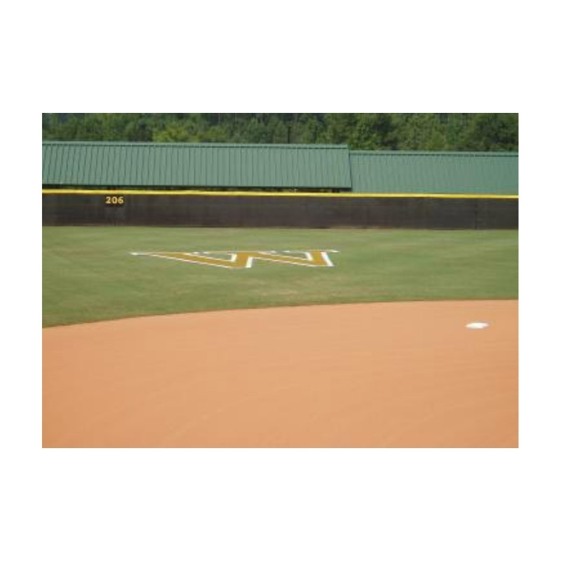 Painting of baseball field.