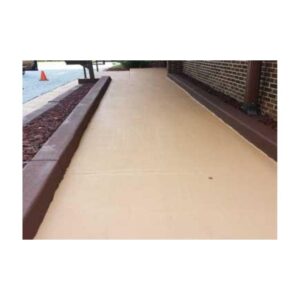 Concrete Protection Antislip Coating Overlay Walkway Mocha Color