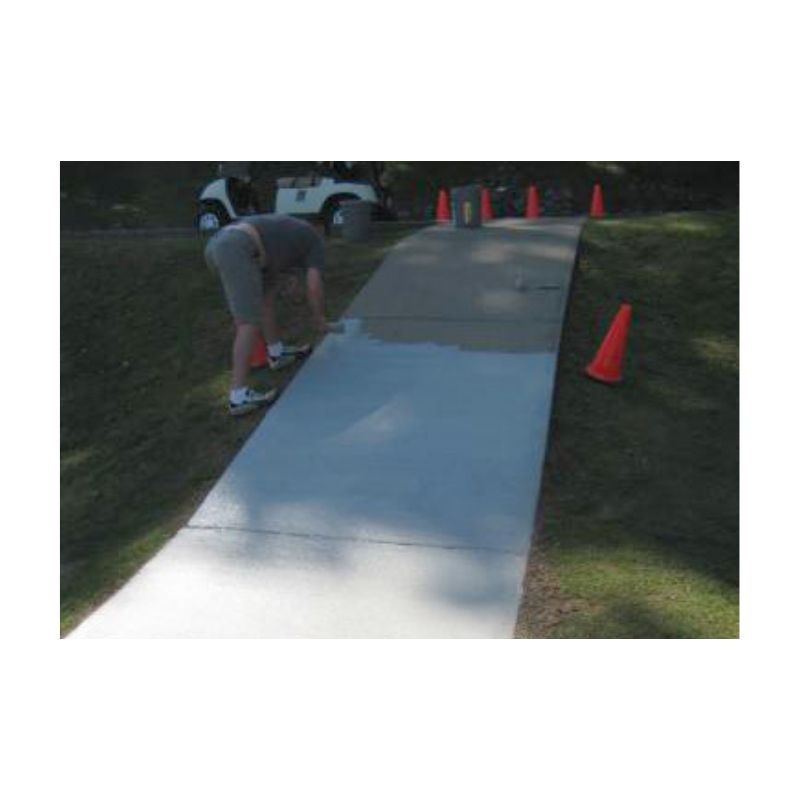 Concrete Golf Cart Path Repair Water Based Fast Dry Coating Paint Stain