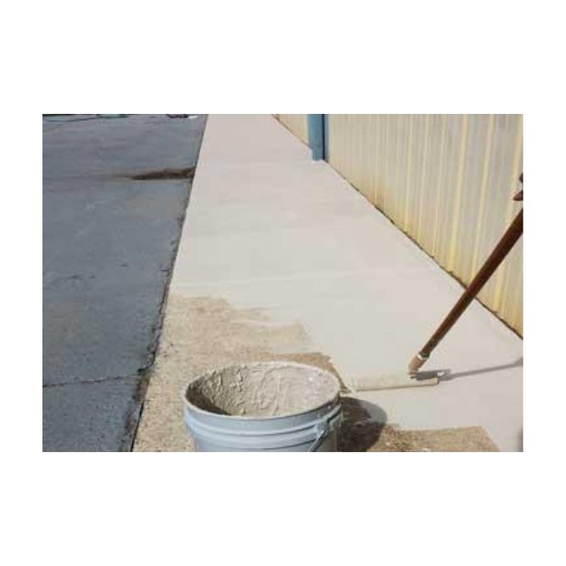 Gray Concrete Coating Paint To Renew Beautify Repair Waterproof Old Sidewalk Concrete