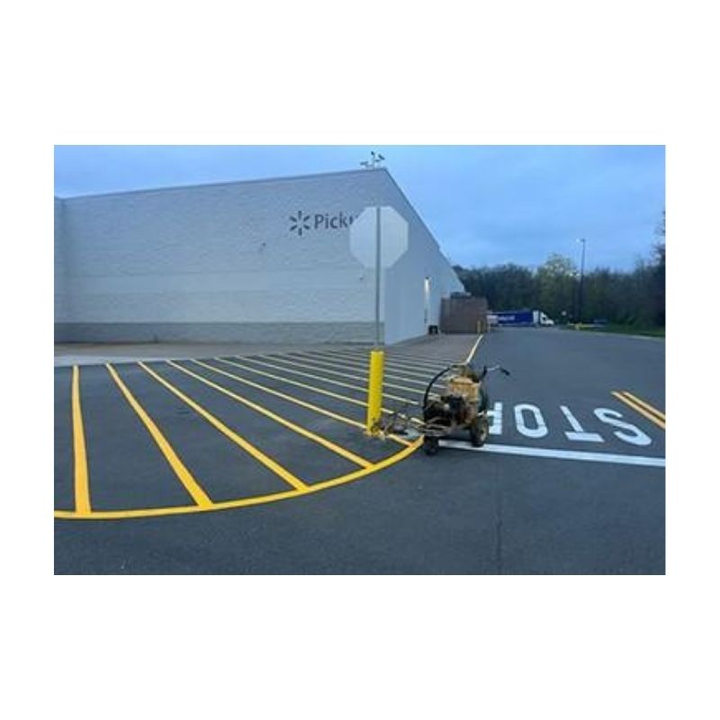 Tough Durable Wear Resistant Weather Resistant Non Fade Traffic Paint.