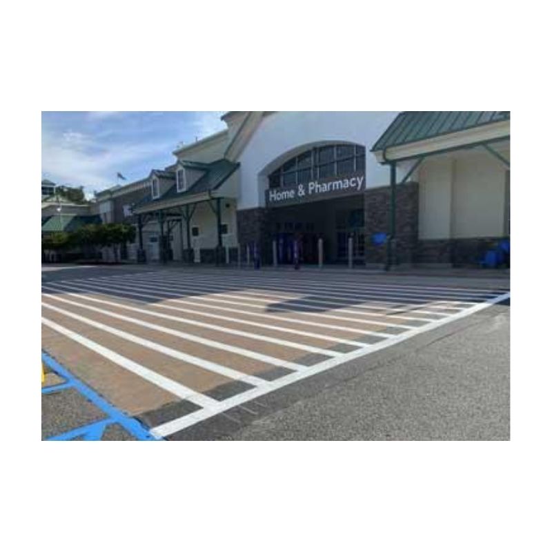 City County Streets Roads Instant Dry Durable White Blue Yellow Cross Walk Paint.