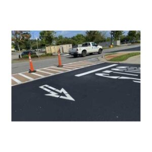 Seal Coating Will Not Bleed Through White Paint And Make It Look Brown.