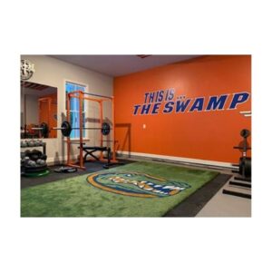 Indoor Gym Area With Exercise Equipment