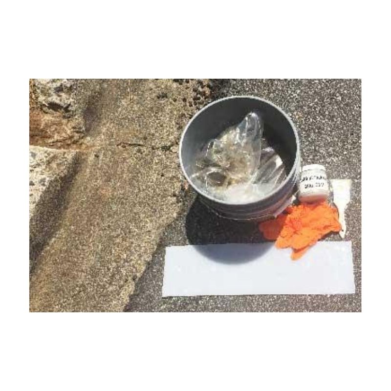 Concrete Street Curb Repair Kit With Sand Polymer Mix Gloves Seal Coating Liner.