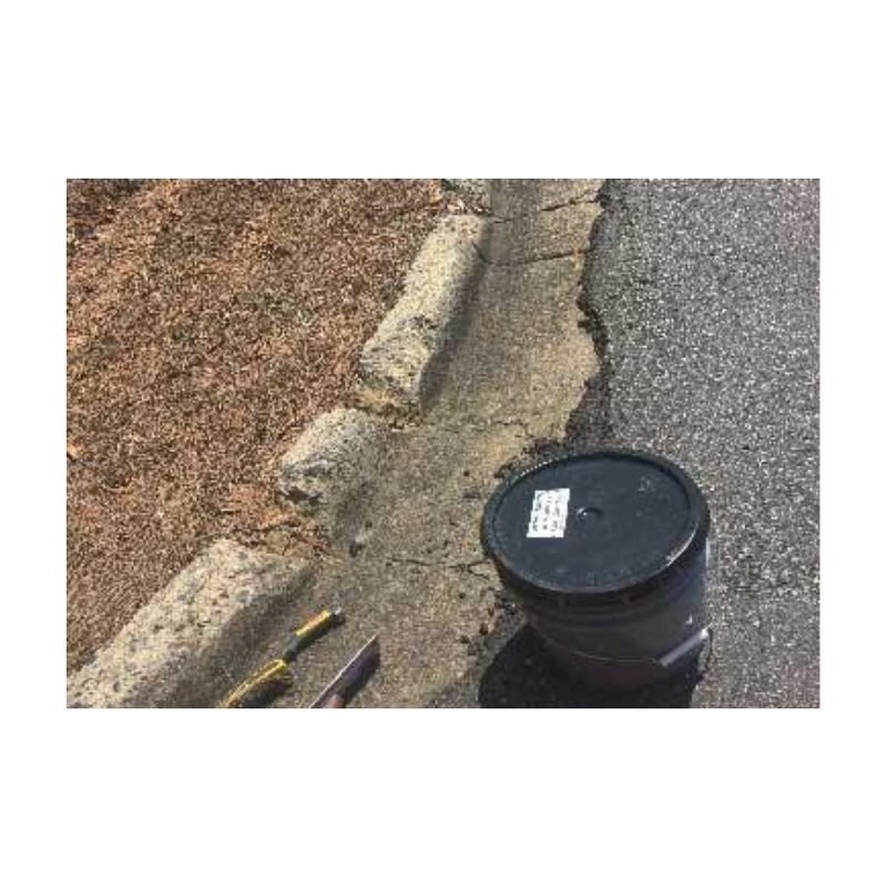 Concrete Curb Repair Kit Shipped Conatined In Plastic Bucket Paint