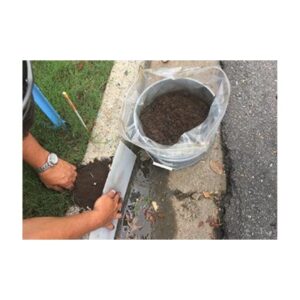 Polymer Sand Mix To Repair Concrete Curbs.