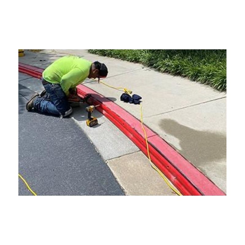 Install Curb Protection Wheel Rim Damage Control Plastic Strips Installation From Manufacturer