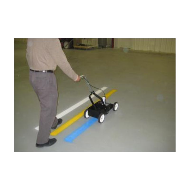 Painting Bright Durable Paint Lines Warehouse Floors.