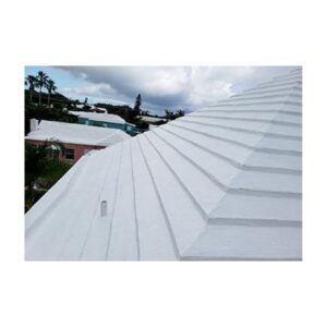 Beautify Reflect Heat Cool Roof House With Elastomeric Roof Coating White