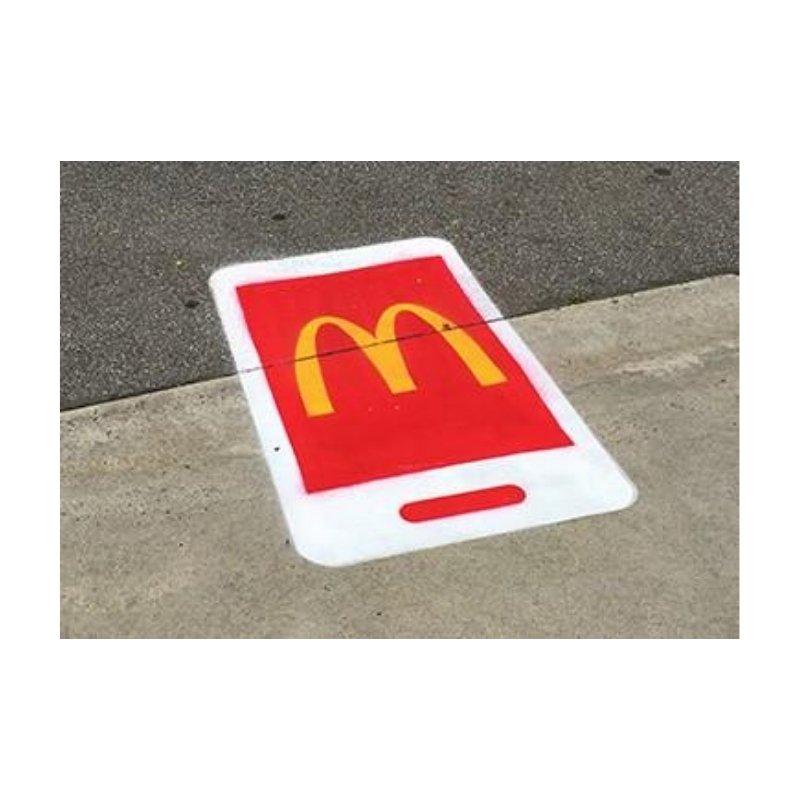 Quality Logo Traffic Line Marking Paint Colors Stencil