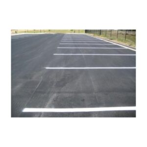 Painting Low Budget Parking Lot Lines.