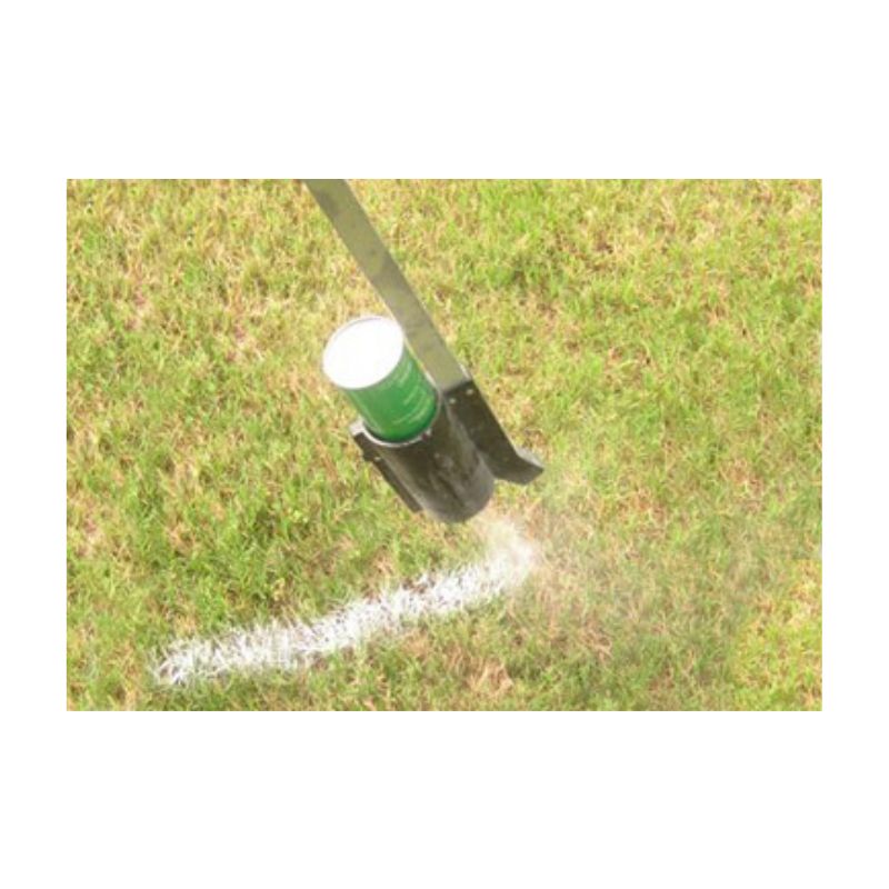 aerosol marking paint installed in spray wand.