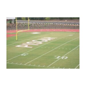 High School Football Field Custom Font Letter Stencil.