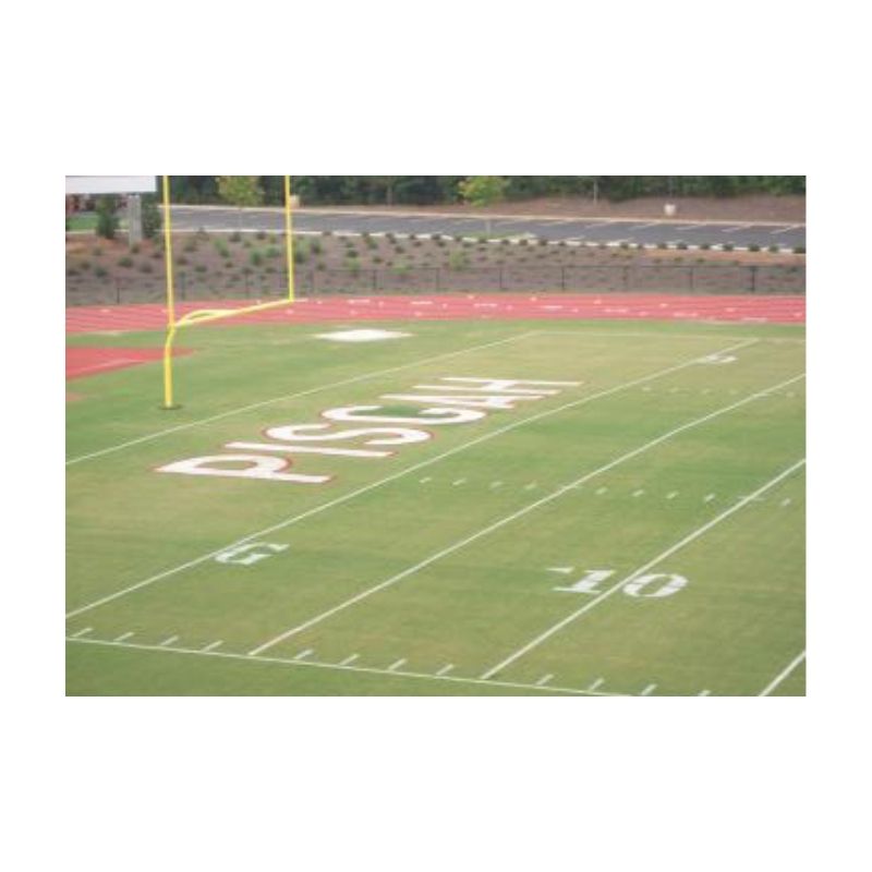 High School Football Field Custom Font Letter Stencil.