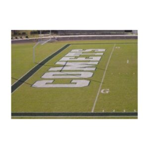 Football Field Letter Stencils.