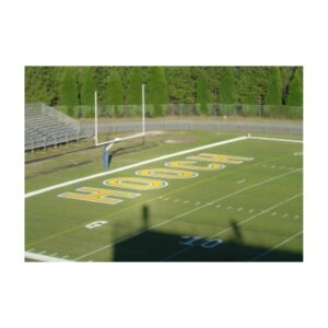 Football Endzone School Letters.