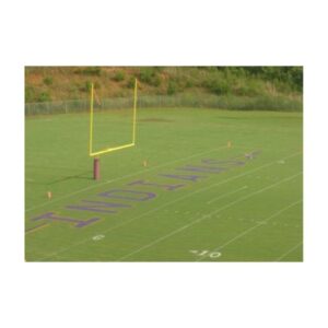 Football Endzone Letters Stencils.