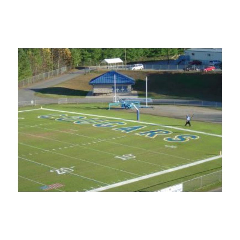 High School Letters Football Field End Zone.