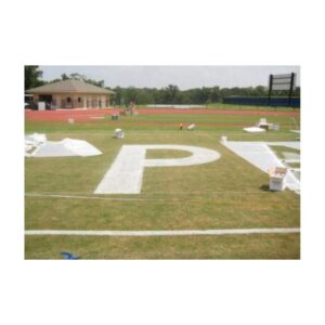 Letters Football Field.