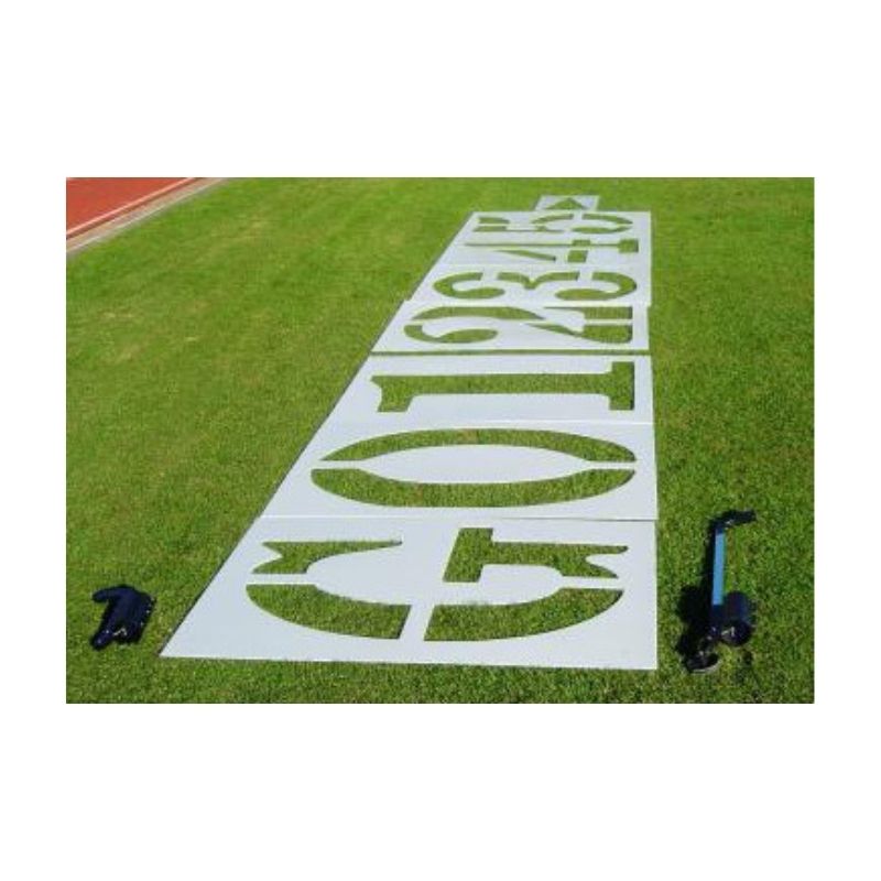 Football Field Number Stencil Kit.