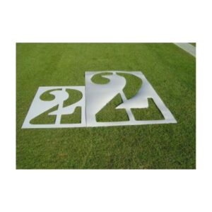 Football Number Yard Stencil 3 Foot Or 6 Foot Tall.
