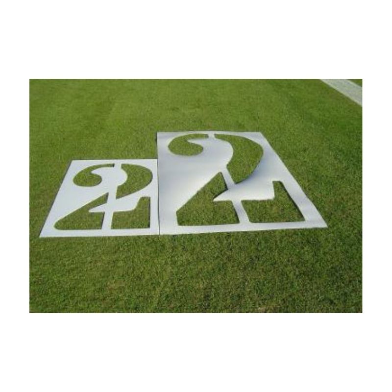 Football Number Yard Stencil 3 Foot Or 6 Foot Tall.
