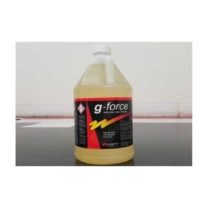 Green floor wax stripper that emits zero volatile organic compounds VOC and has negligible odor.