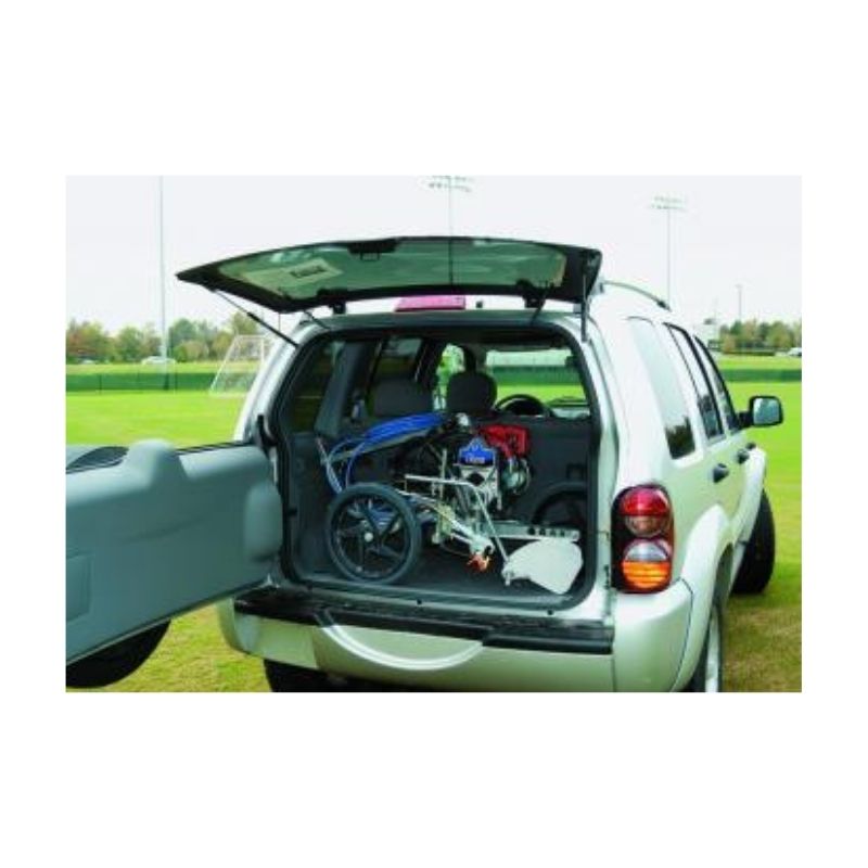 Graco Field Marking Paint Machine Folded Down In Car.